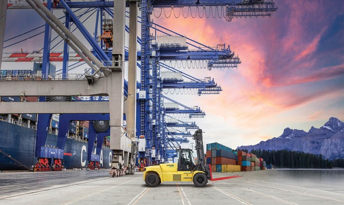 Unicar e Hyster alla fiera internazionale per la logistica portuale TOC Europe
